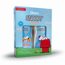 Kit cottonbaby snoopy sh+cond 200ml toque algodao 690663
