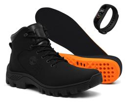 Kit Coturno Adventure Bota Masculina Tratorada Cano Médio Kit Coturno Adventure Bota Masculina Tratorada Cano Médio