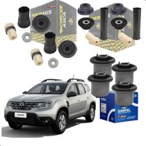 Kit Coxim Amortecedor Axios Duster 4x2+Bucha da Bandeja Lequ Kit Coxim Amortecedor Axios Duster 4x2+Bucha da Bandeja Lequ