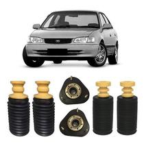 Kit Coxim Amortecedor Dianteiro Traseiro Corolla 1998 A 2002