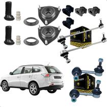 Kit Coxim Amortecedor Outlander 2014 a 2021+Bieleta e Buchas Kit Coxim Amortecedor Outlander 2014 a 2021+Bieleta e Buchas