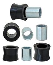 Kit Coxim Amortecedor Traseirto Inf. Sup. Cg125 Cargo Até 99 Kit Coxim Amortecedor Traseirto Inf. Sup. Cg125 Cargo Até 99