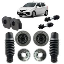 Kit Coxim Batente Bieleta Bucha Amort Dianteiro Toyota Etios