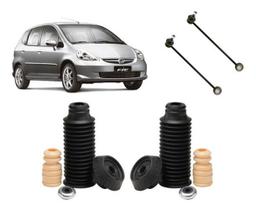 Kit Coxim Batente Bieleta Dianteira Honda Fit 2005