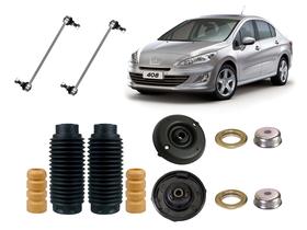 Kit Coxim Batente Bieleta Dianteira Peugeot 408 2011 2012 13