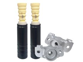 Kit coxim batente coifa amortecedor traseiro onix prisma