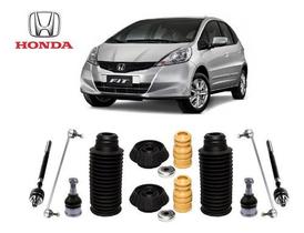 Kit Coxim Batente Pivô Bieleta Dianteira Honda New Fit 2009 2010 2011 2012