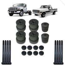 Kit Coxim Cabine Carroceria 7cm Lift +Parafusos F1000/F4000