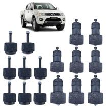Kit Coxim Cabine Carroceria 7cm +Parafusos L200 Triton 17/..