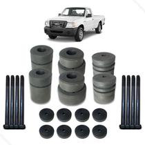Kit Coxim Cabine Carroceria Lift 5cm +Parafusos Ranger ../12
