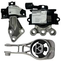 Kit Coxim de Motor e CAMBIO AUTOMÁTICO ORIGINAL GM para Onix Spin Cobalt Prisma Calço Motor Suporte