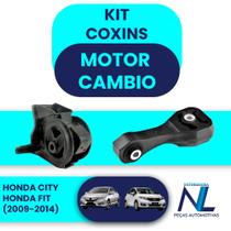 Kit Coxim Esquerdo e Cambio Honda New Fit Manual 2009 a 2014 Kit Coxim Esquerdo e Cambio Honda New Fit Manual 2009 a 2014
