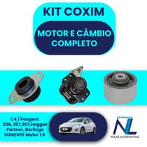Kit Coxim Motor Cambio 1.6 Peugeot 307 205 306 405 Partner