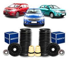 Kit Coxim Nakata Batente Amortecedor Dianteiro Onix Prisma Cobalt Spin