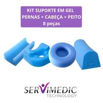 Kit Coxins Cirúrgicos Formatos Variados OGel Com 8 Peças Tamanhos Variados Suporte