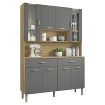 Kit Cozinha 8P 2G 122 cm Golden Freijo Gris KTP