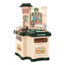 Kit Cozinha A Vapor Brinquedo Infantil - Shiny Toys Cor Verde - 7908650703438