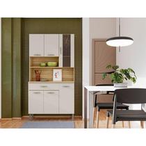 Kit Cozinha Ambiente Golden 6 Portas Freijó Soft - Kits Paraná Kit Cozinha Ambiente Golden 6 Portas Freijó Soft - Kits Paraná