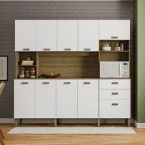 Kit Cozinha Armários e Portas Intense Freijó Supremo Kit Cozinha Armários e Portas Intense Freijó Supremo