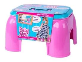 Kit Cozinha Baby Alive Brinquedo Criança Infantil Menina