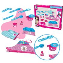 Kit Cozinha Barbie Mestre Cuca 15 Acessorios Cotiplas Chef