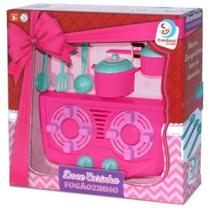 Kit Cozinha Brinquedo Infantil Fogãozinho Doce Cozinha Panelas Acessórios Kit Cozinha Brinquedo Infantil Fogãozinho Doce Cozinha Panelas Acessórios