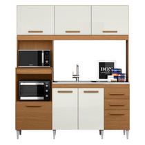 Kit Cozinha Camila 2001590 Atacama Off White - Aramóveis Kit Cozinha Camila 2001590 Atacama Off White - Aramóveis