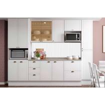 Kit Cozinha Carraro 9 Peças Bella C9P41 Branco Kit Cozinha Carraro 9 Peças Bella C9P41 Branco
