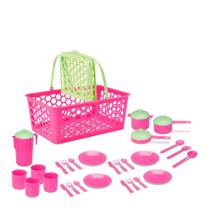 Kit Cozinha Cesta Leva Papinha Com 28 Peças 0124 - Cardoso