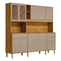Kit Cozinha Compacta 10 Portas 3 Gavetas Pleno
