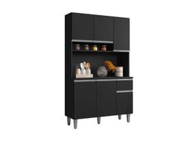 Kit Cozinha Compacta 105cm Com 6 Portas 1 Gaveta Márcia - AJL Móveis Kit Cozinha Compacta 105cm Com 6 Portas 1 Gaveta Márcia - AJL Móveis