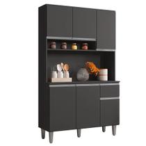 Kit Cozinha Compacta 105cm Com 6 Portas 1 Gaveta Márcia - AJL Móveis