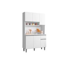 Kit Cozinha Compacta Márcia 105 cm Com 6 Portas e 1 Gaveta