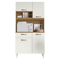 Kit Cozinha Compacta Roma 2006306 Atacama Off White - Aramóveis