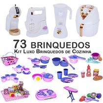 Kit Cozinha Completa Air Fryer Panelas Mercado Comidas 73pç