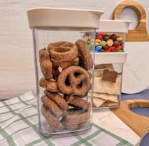 Kit Cozinha Conjunto com 3 Potes Herméticos para Mantimentos e Temperos MODULUS 60 - KIT 3 PEÇAS