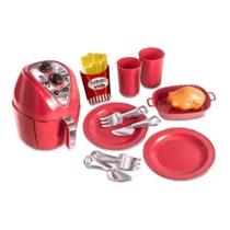 Kit Cozinha De Brinquedo Air Fryer Chef Kids 12 Peças