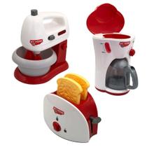 Kit Cozinha De Brinquedo Completa Com 03 Itens My Home