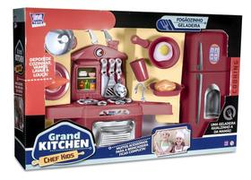Kit Cozinha De Brinquedo Grand Kitchen Chef Kids Kit Cozinha De Brinquedo Grand Kitchen Chef Kids