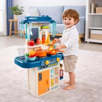 Kit Cozinha De Brinquedo Profissão Infantil Completa 42 Peças Fogão Geladeira Torneira Pais Filhos