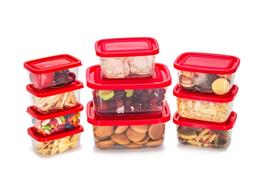 Kit Cozinha Econômico 10 Peças Retangular Transparente