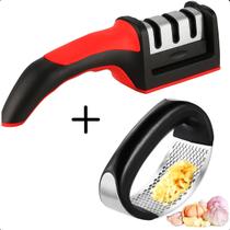 KIT Cozinha Ergonômica: Espremedor e Afiador Resistente KIT Cozinha Ergonômica: Espremedor e Afiador Resistente