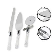 Kit Cozinha Faca Espátula Cortador de Pizza Premium Luxo Decoração Casa Nova