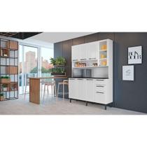 Kit Cozinha Florença 140cm Com 8 Portas E 2 Gavetas Itatiaia Branco Kit Cozinha Florença 140cm Com 8 Portas E 2 Gavetas Itatiaia Branco
