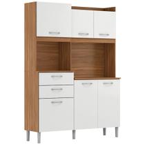 Kit Cozinha Harmonia 6 Portas e 2 Gavetas 96201 DemÃ³bile