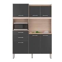 Kit Cozinha Harmonia 6 Portas e 2 Gavetas 96201 DemÃ³bile
