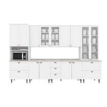 Kit Cozinha Henn 8 Peças Americana c/ Pés C5P51 Branco
