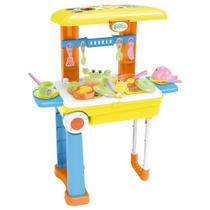 Kit Cozinha Infantil 3 Em 1 28 Peças Bw103 Importway