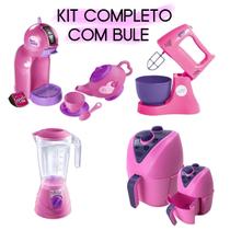 Kit Cozinha Infantil AirFryer Liquidificador Batedeira Cafeteira Brinquedo - Altimar