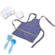 Kit Cozinha Infantil Avental Chapéu E Luva Gran Chef Menino - Nig Brinquedos Kit Cozinha Infantil Avental Chapéu E Luva Gran Chef Menino - Nig Brinquedos
